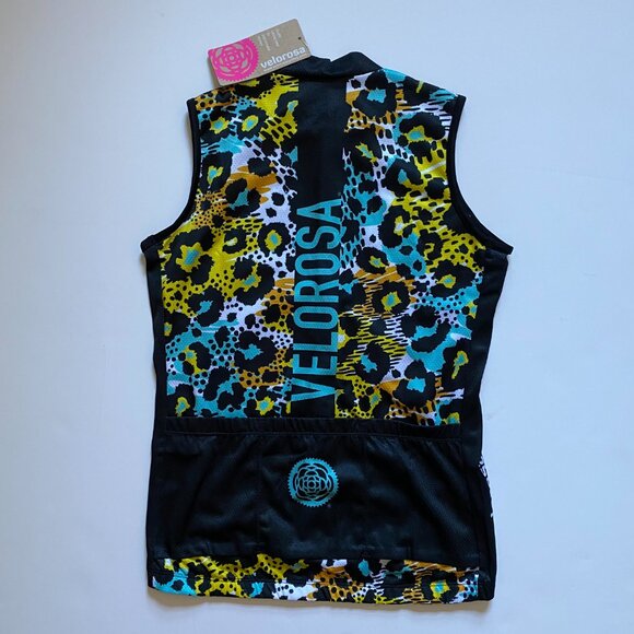 BN Velarosa Cheetahlicious Bike Sleeveless Jersey Small - Picture 3 of 7